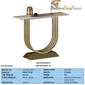 Marble Console Table Deco
