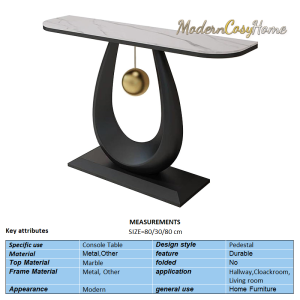 Pendulum Stone Console Table